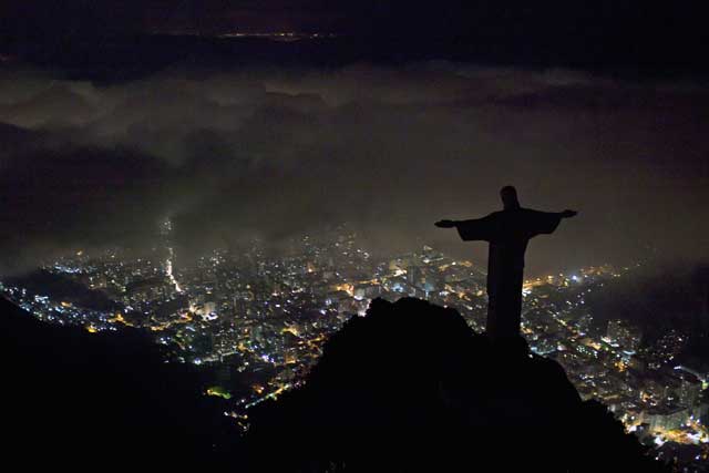 El Cristo Redentor, Río de Janeiro, Brasil (AP)