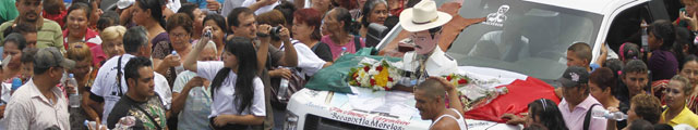 Festejan a Malverde, 'santo del narcotráfico', por 120 aniversario